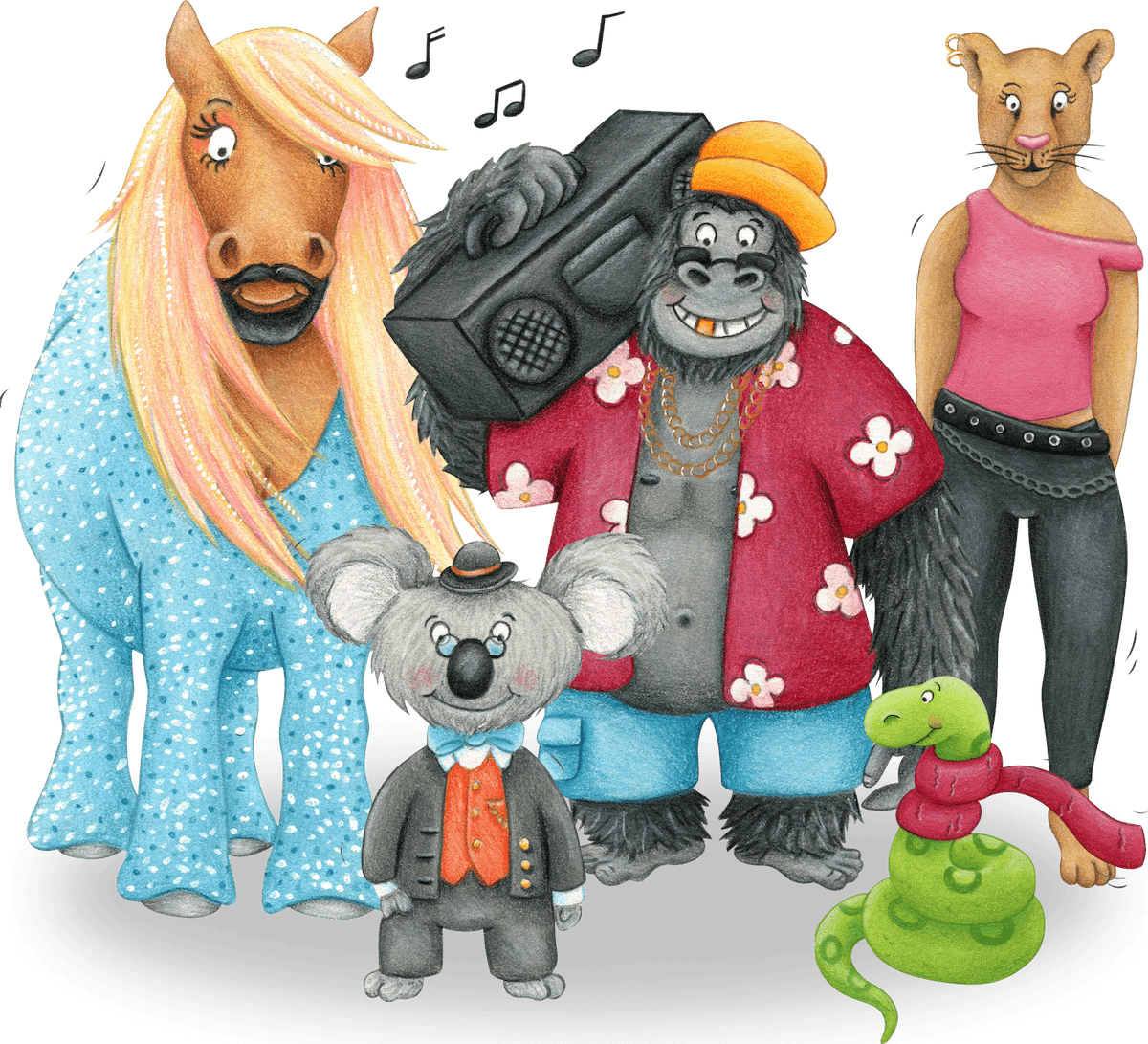 Cover GrooveGorilla und seine tierische Gang
